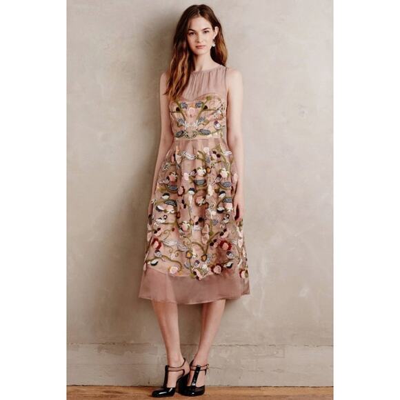 Anthropologie Dresses & Skirts - (see notes)NWT Anthropologie Embroidered Novelette Dress Moulinette Soeurs Size2
